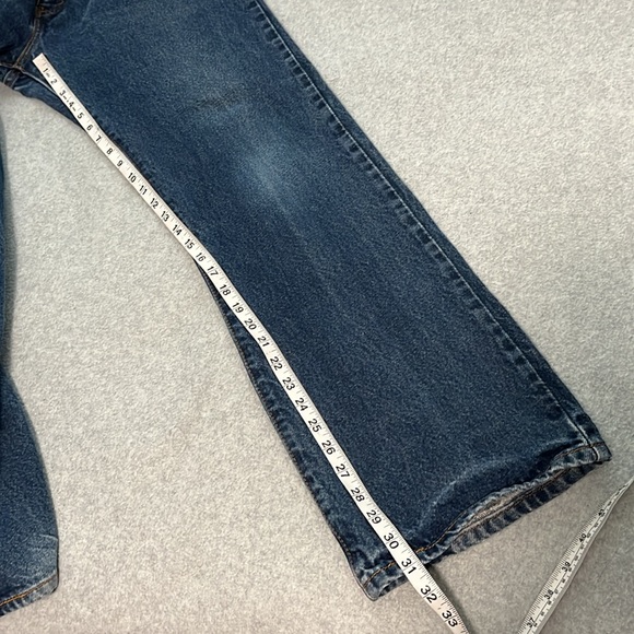 Levis 517 Mens Jeans Size 34 Cowboy Bootcut Retro Biker - Picture 4 of 9